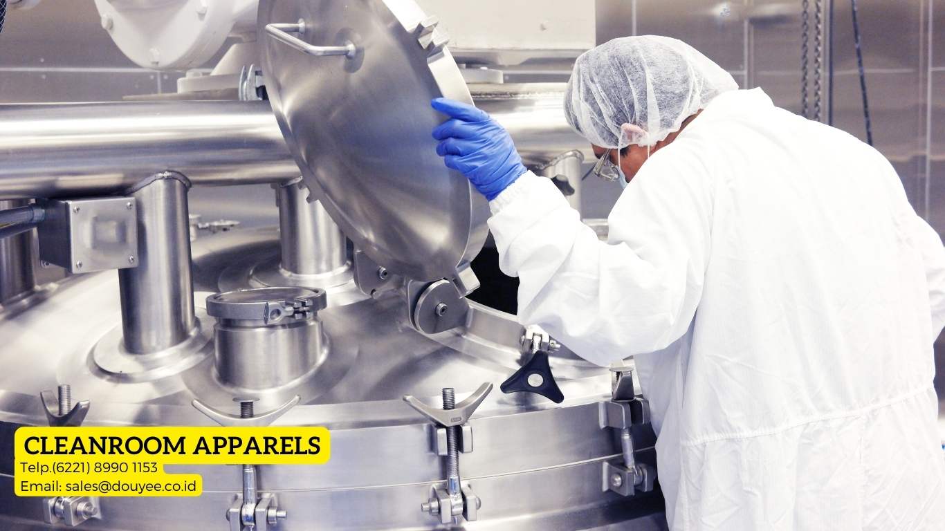 Baju cleanroom coverall ESD